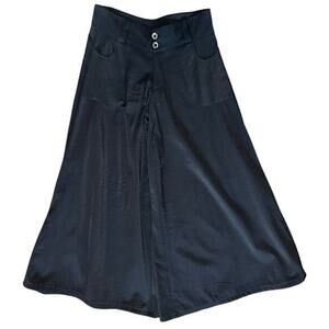 By Deep Los Angeles Vintage Y2K Women’s Size M Black Wide Leg Cropped Pants